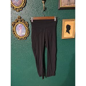 Lululemon Get Centered High Rise Crop 21" Leggings Black